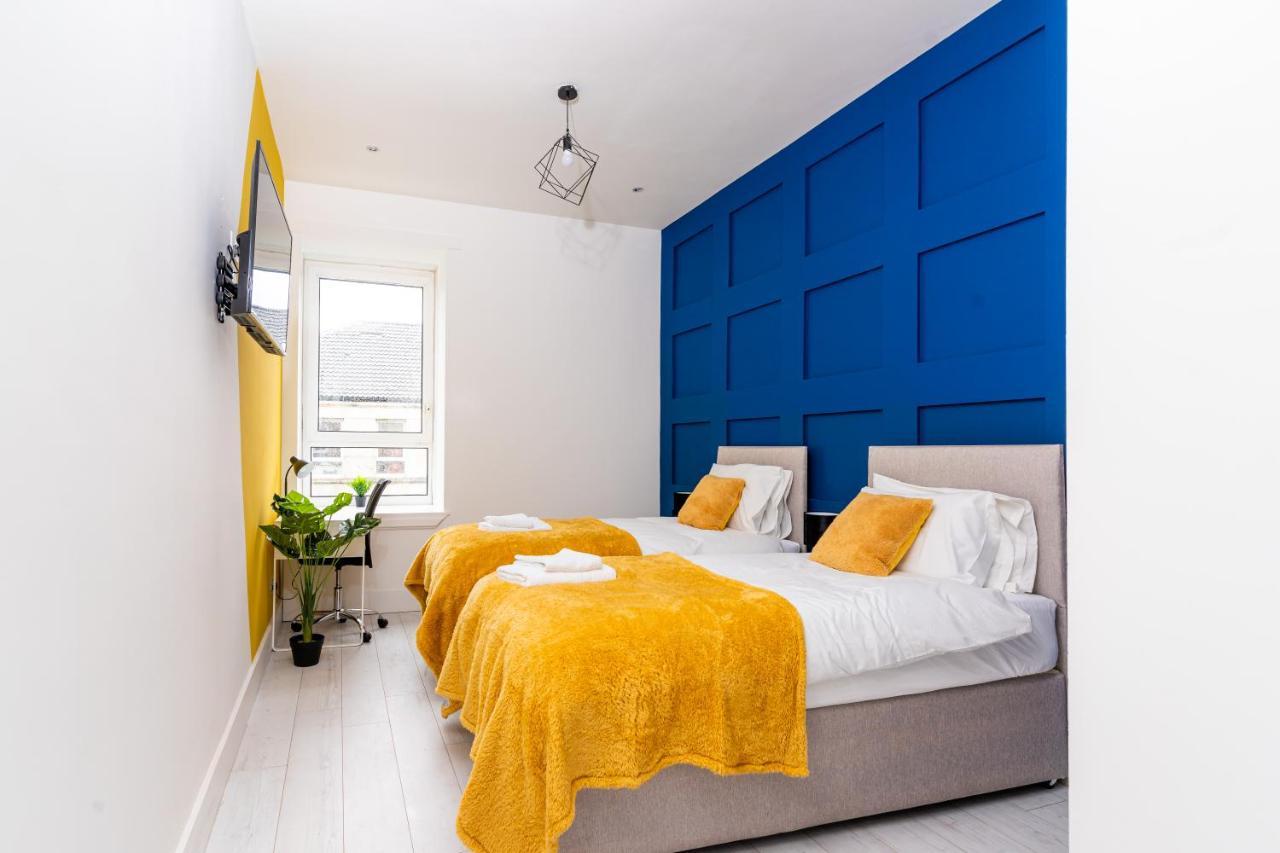 Cheerful 2 Bedroom Homely Apartment, Sleeps 6 Guest Comfy, 3X Double Bed, Parking, Free Wifi, Suitable For Business, Leisure Guest,Glasgow, Glasgow West End, Near City Centre Luaran gambar