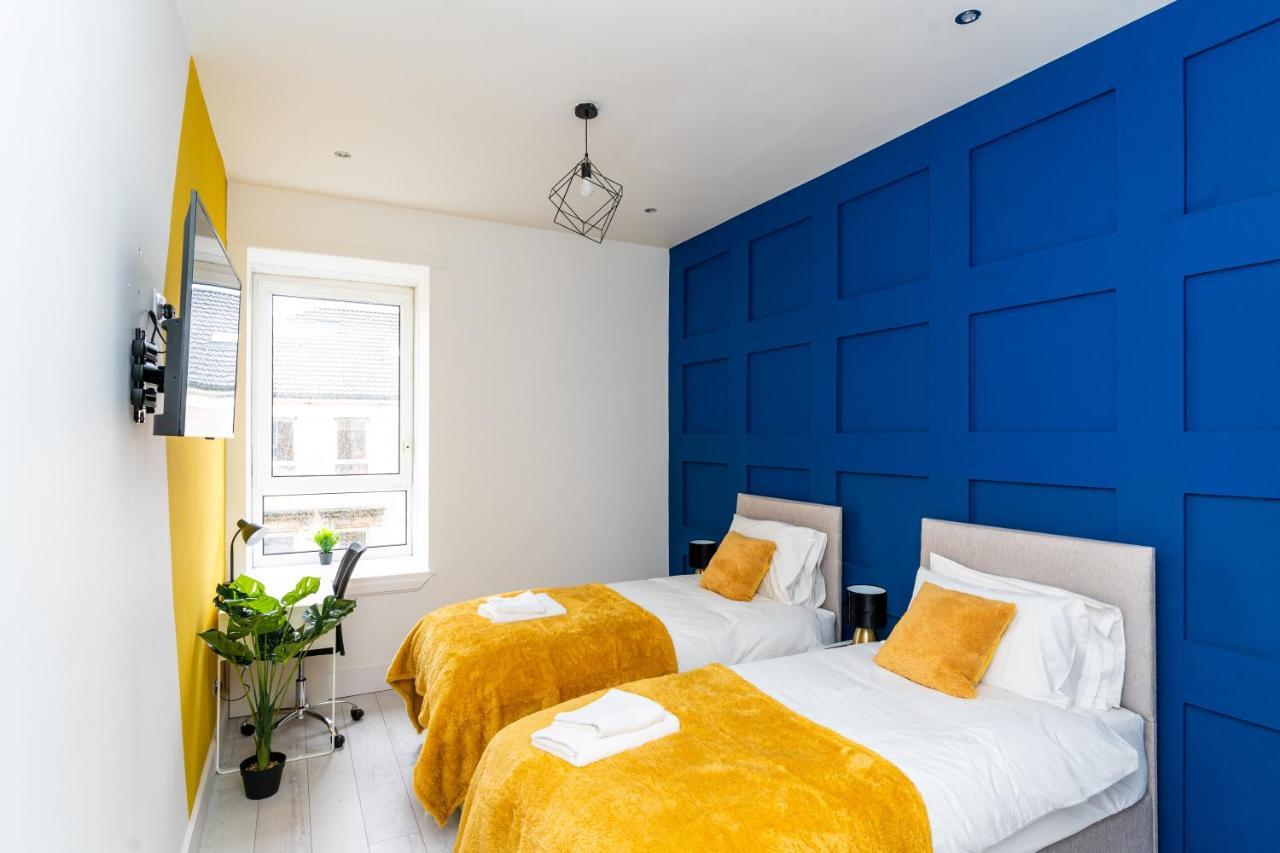 Cheerful 2 Bedroom Homely Apartment, Sleeps 6 Guest Comfy, 3X Double Bed, Parking, Free Wifi, Suitable For Business, Leisure Guest,Glasgow, Glasgow West End, Near City Centre Luaran gambar