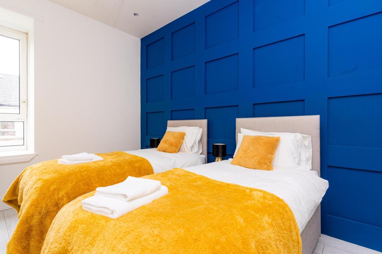 Cheerful 2 Bedroom Homely Apartment, Sleeps 6 Guest Comfy, 3X Double Bed, Parking, Free Wifi, Suitable For Business, Leisure Guest,Glasgow, Glasgow West End, Near City Centre Luaran gambar